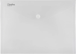 Dokumentmappe med trykknap OPALINE, A4, klar