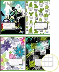 Skolehæfte A5 ternet Teenage mix