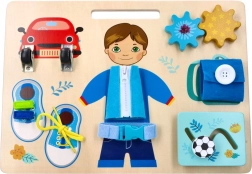 Træaktivitetstavle til børn