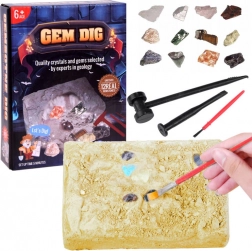 Arkæologisæt – udgravninger med ædelsten til børn