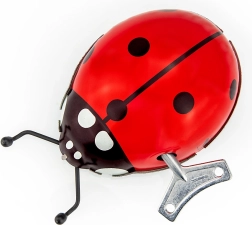 Optrækkelig mariehøne med nøgle