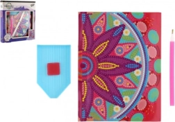 Kreativt dagbogssæt med diamantudsmykning