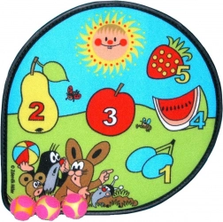 Muldvarpens dartskive med velcro