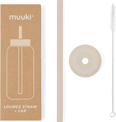 Muuki Lounge sugerør og låg Summer Sand