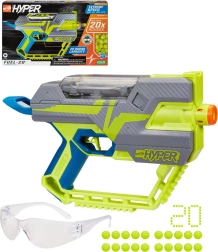Hasbro Nerf Hyper Fuel-20-blaster med kugler og beskyttelsesbriller