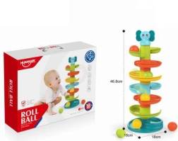 Tårn med rutsjebane og bolde Elefant