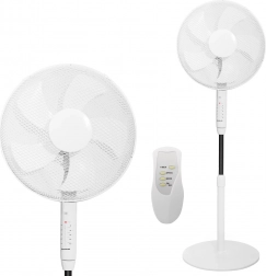 Standventilator 45 W – 3 tilstande, 5 blade, timer, fjernbetjening