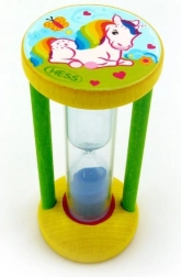 Timeglas til måling af børstetid – Enhjørning