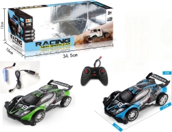 Stuntauto 1:16 med lys og fjernbetjening