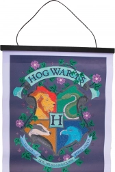 Crystal Art lærred – Hogwarts-logo 35 × 45 cm
