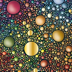 Kvadratisk puslespil Curiosi Q Gold – mønster II, 72 brikker