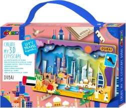 Træ 3D-puslespil bypanorama – DUBAI