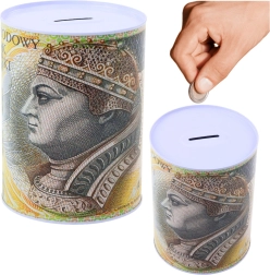 Metal sparebøsse seddel 200 PLN 16×12 cm