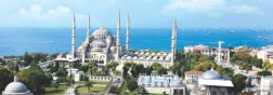 Panoramapuslespil Sultan Ahmed-moskeen i Istanbul 1000 brikker ANATOLIAN
