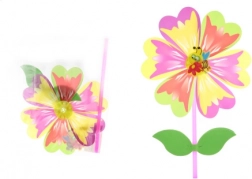 Vindmølle blomst på plastpind