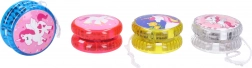 Yo-yo med enhjørningemotiv og lyseffekter, 5,5 cm