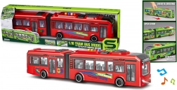 Dobbelt-ledbus – legetøjskøretøj med lyde og lys