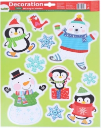 Julevinduesdekoration 41 × 29 cm