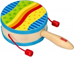 goki håndtromme med træhåndtag