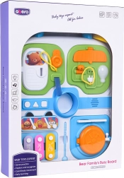 Multifunktionel aktivitetskuffert til børn – blå