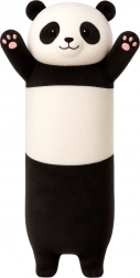 Plyspude Panda sort-hvid 70 cm