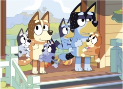 Educa træpuslespil Bluey 100 brikker