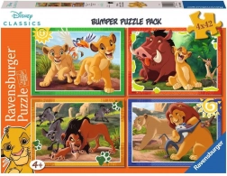Ravensburger puslespil Disney: Løvernes konge 4×42 brikker