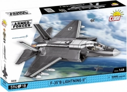 Model af kampflyet F-35B Lightning II fra klodser