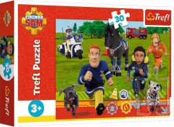 Puslespil BRANDMAND SAM – klar til at hjælpe, 30 brikker, TREFL