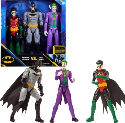 Sæt med DC Comics actionfigurer 3-i-1 – BATMAN, ROBIN og JOKER 30 cm