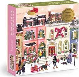 Galison metallisk puslespil Snedækket hovedgade 1000 brikker