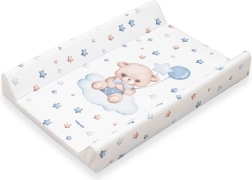 Baby Mix puslepude med bamsemotiv 47 × 70 cm – Blå