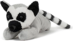 Bamselemur, ringhalet lemur, liggende, 18 cm