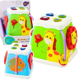 Interaktiv læringskubus til børn