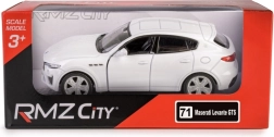 Metalmodelbil MASERATI Levante GTS 2019 1:32 hvid – RMZ City