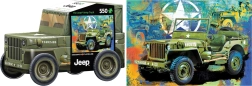 Eurographics puslespil i blikæske Militær jeep 550 brikker