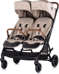 Dobbelt klapvogn Chipolino Twinity Tiramisu