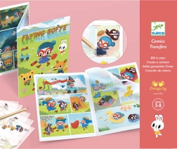 Tegneserie til færdiggørelse Flying Sofye fra Djeco