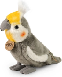 Rappa Plysbeg papegøje nymfeparakit med top 20 cm ECO-FRIENDLY