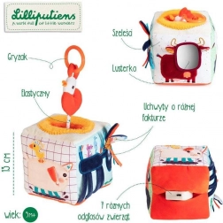 Lilliputiens lydaktiv terning Gård 9 m+