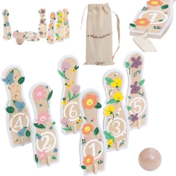 Trækegler til børn 6 stk. med kugle CLASSIC WORLD