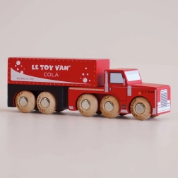 Træbil Toby – rød leveringslastbil Le Toy Van