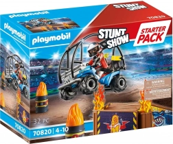 Playmobil Stunt Show startsæt – stuntshow med firhjulet ATV og flammerampe