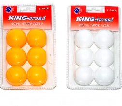 Bordtennisbolde – sæt med 6 stk.