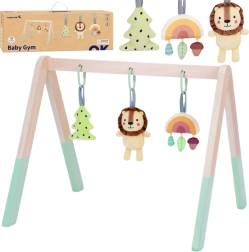 tooky toy baby gym stativ med 3 ophæng til babyer