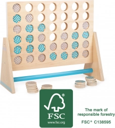 Træspil Fire på Stribe XXL