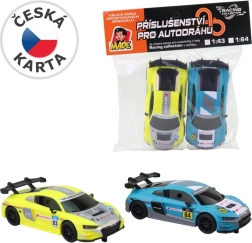 Reservedele-racerbiler til racerbane Audi – sæt 2 stk.