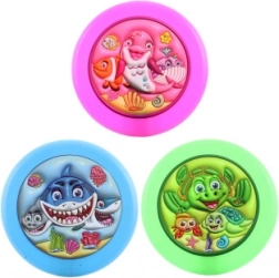 Flyvende frisbee med havdyrmotiv 23 cm