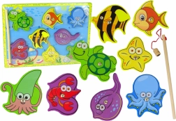 Trælegesæt til fangst af havdyr