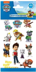 Midlertidige tatoveringer Paw Patrol – 12 stk.